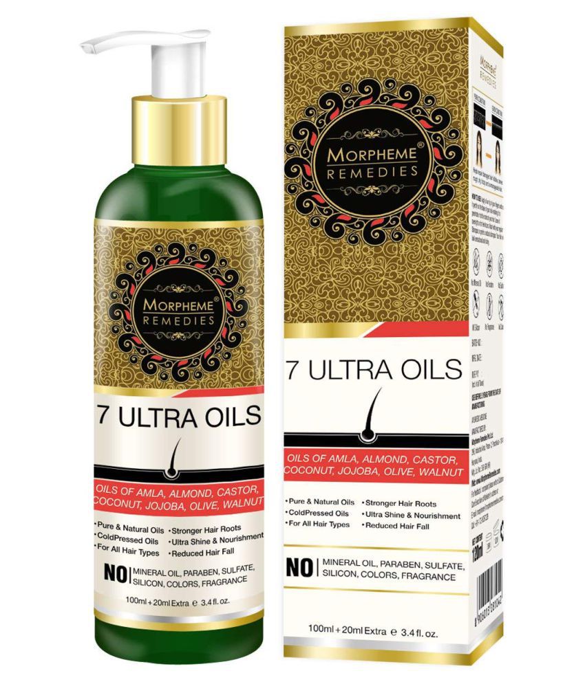 Morpheme Remedies 7 Ultra Hair Oil. BEST ANTI HAIR FALL OIL BRANDS IN INDIA