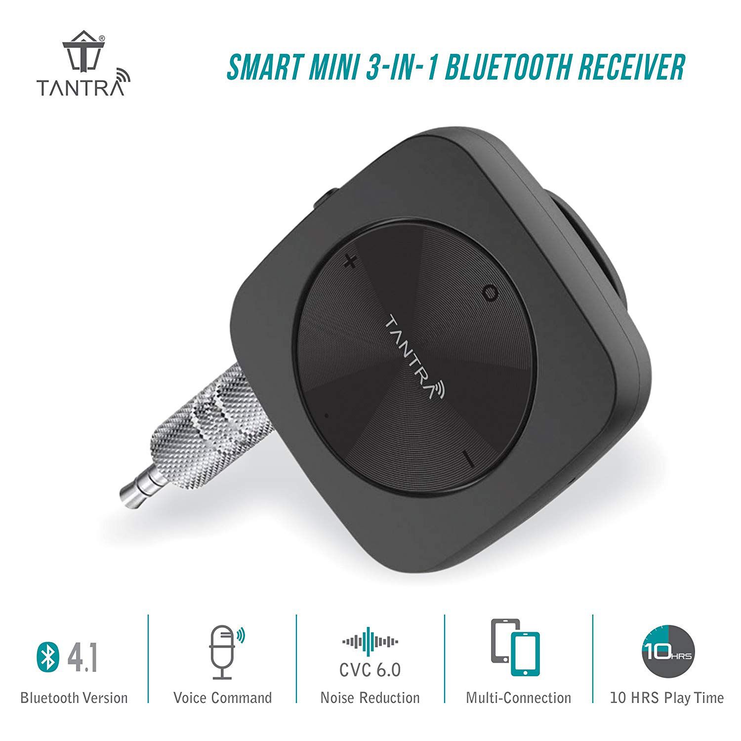     			Tantra Smart Mini 3-in-1 Bluetooth Receiver for Stereo, Magico