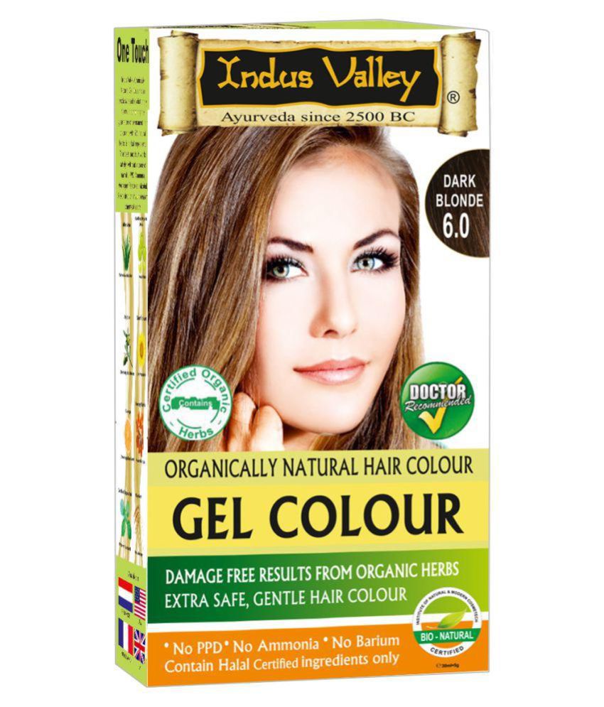 Indus Valley Gel Hair Color With Refreshing Orange Aroma One