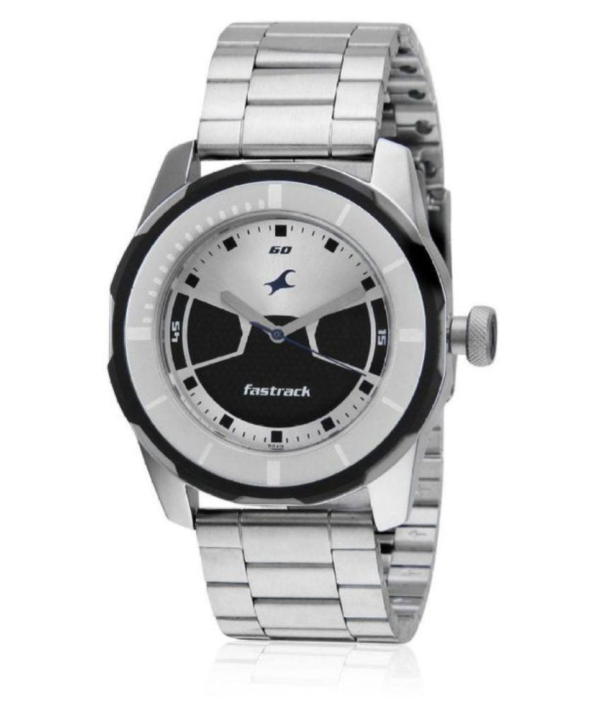 fastrack 3099sm02 metal analog men's watch