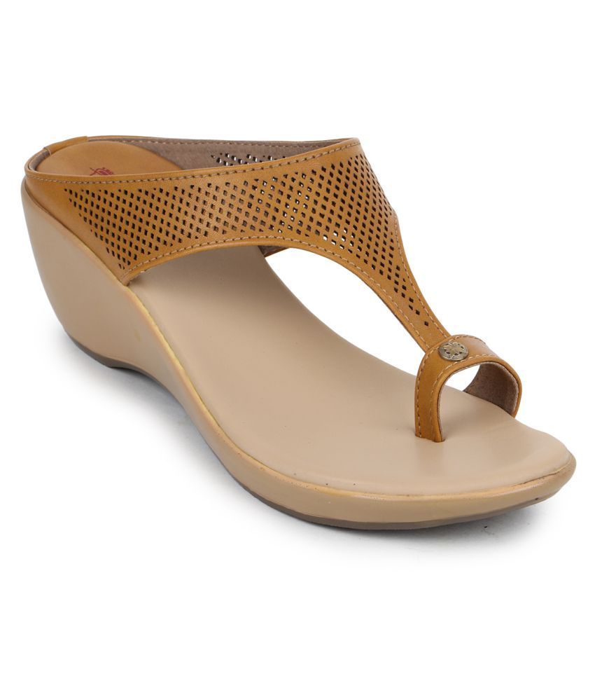 tan wedges low heel