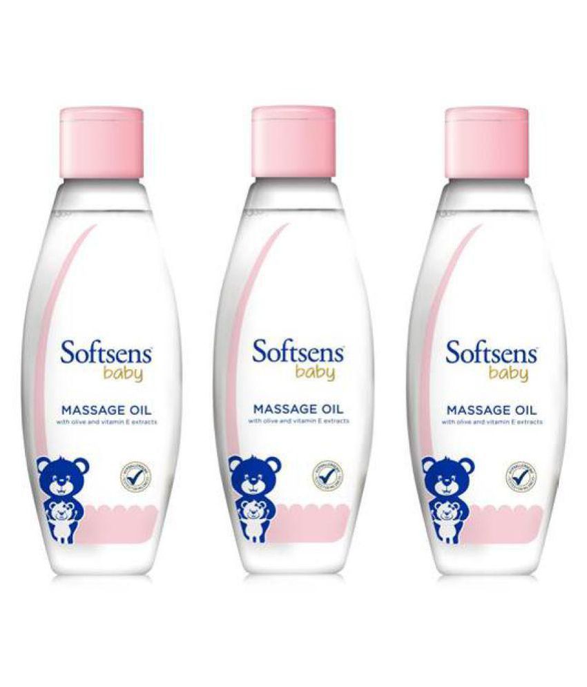 Softsens Baby Massage Oil 200ml (Pack of 3)