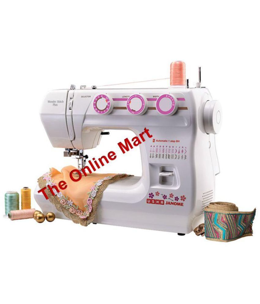 Usha Wonder Stitch Plus with Hard Cover Electric Sewing Machine Price