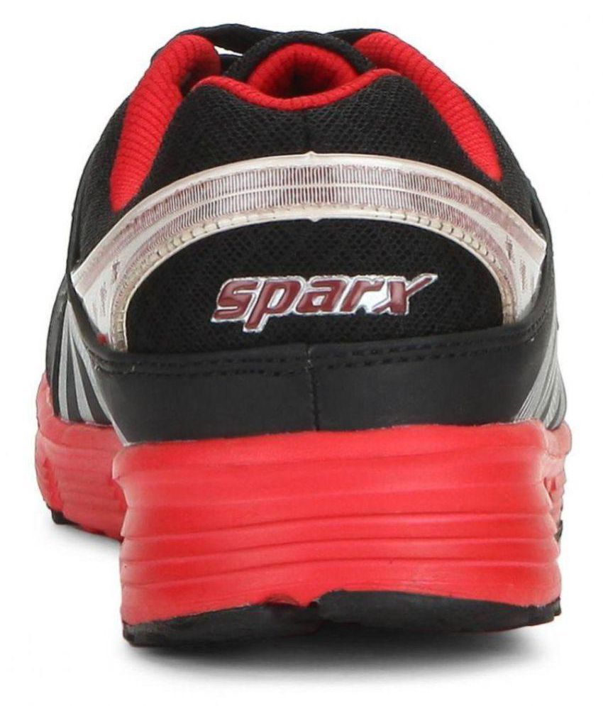sparx running shoes black