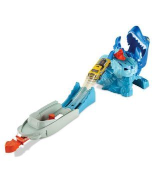 hot wheels shark bait playset