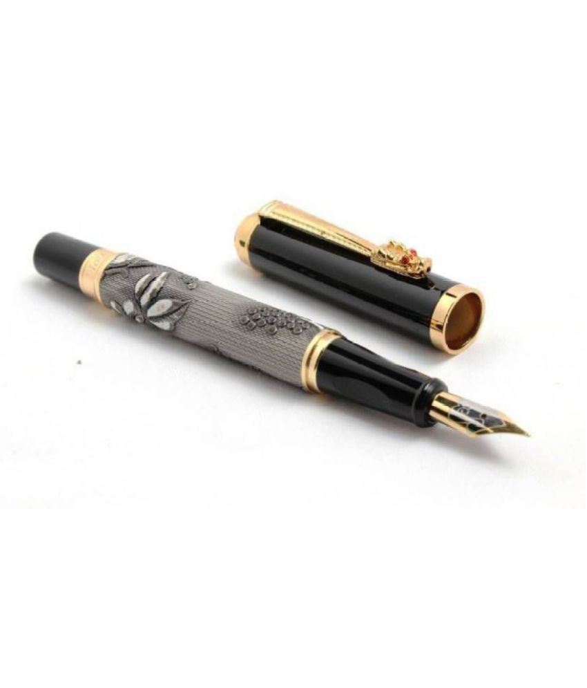     			Hayman Dikawen 24 CT Gold Plated Fountain Pen With Box (P-57)