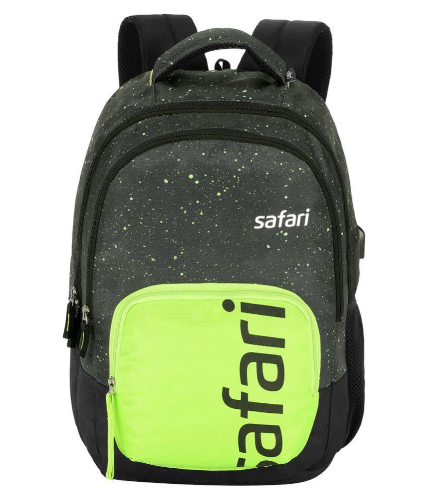 Safari Black Freckle USB Backpack 