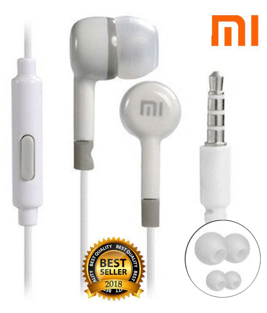     			Xiaomi Redmi 4A In Ear Wired Earphones With Mic