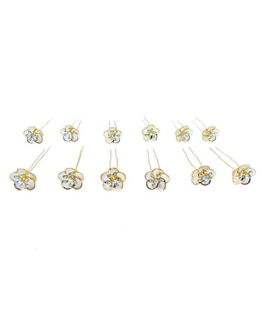 Binng Gold Party Hair Pin Buy Online At Low Price In India Snapdeal