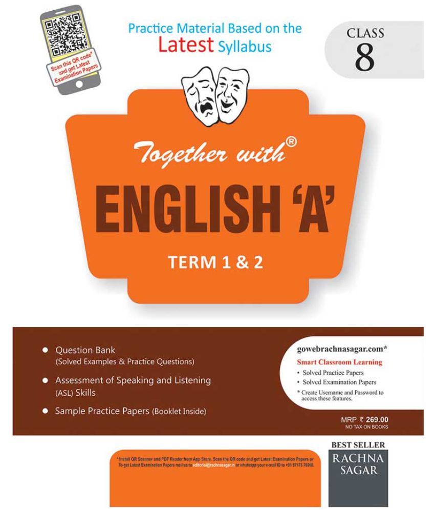 DAV Practice Material for Class 8 English A Term 1 & 2 for 2019