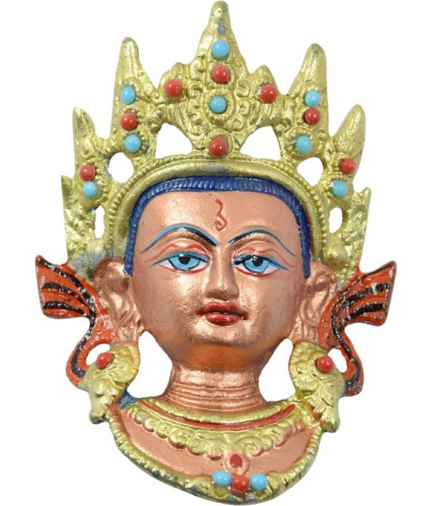     			9XTASHAN Feng Shui Beautiful Buddhist Goddess Tara Face Murti Idol Statue Sculpture Wall Hanging Good Luck & Brings Prosperity