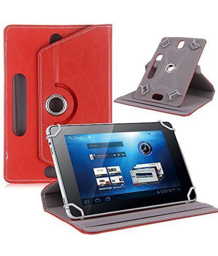 Samsung Galaxy Tab A 8.0 (2017) Flip Cover By TGK Red - Cases & Covers