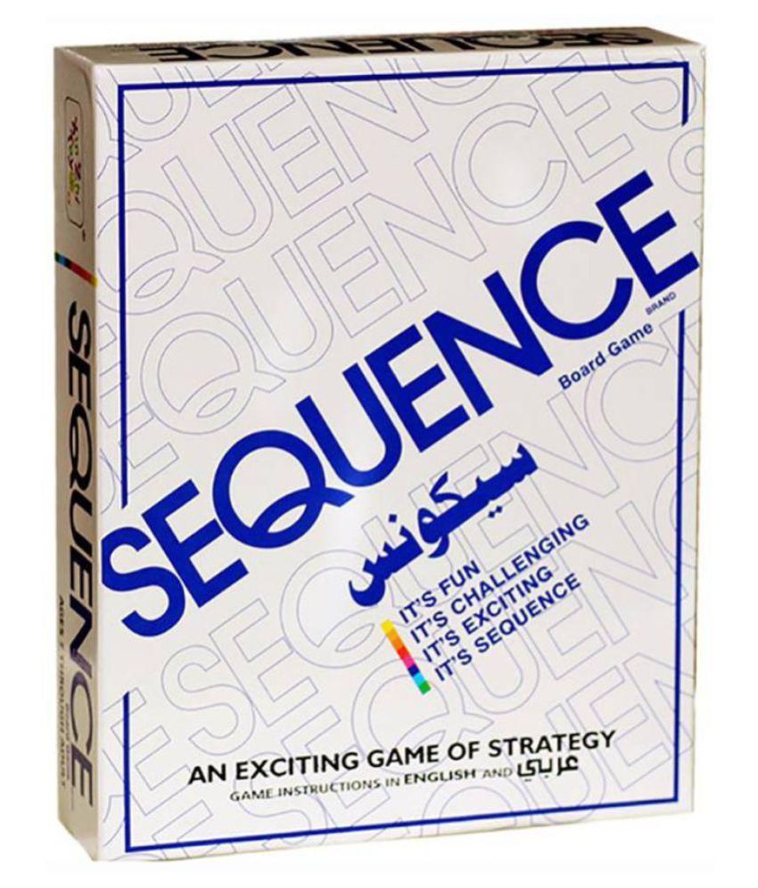 Sequence Board And Card Game For The Whole Family Board Game Board Game -  Buy Sequence Board And Card Game For The Whole Family Board Game Board Game  Online at Low Price -