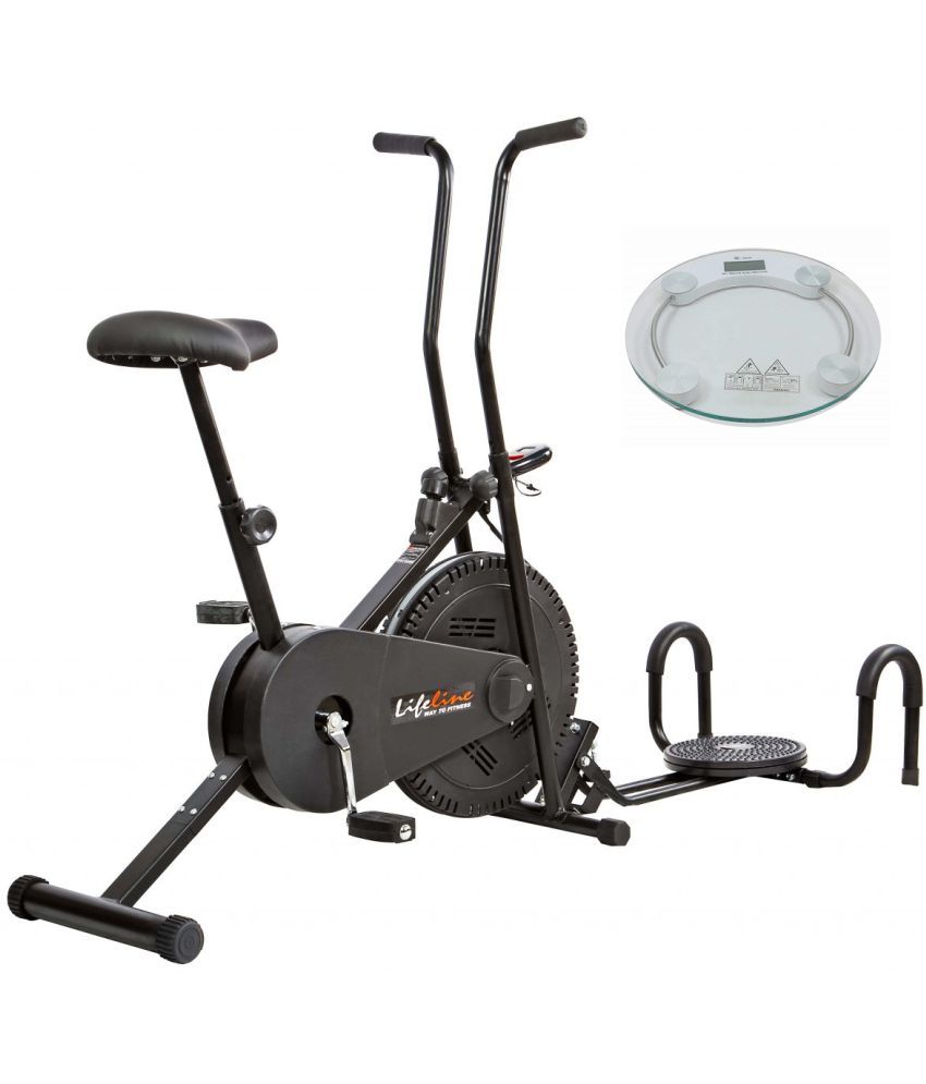 Lifeline 102 Exercise Cycle With Twister And Pushup Bar Bonus
