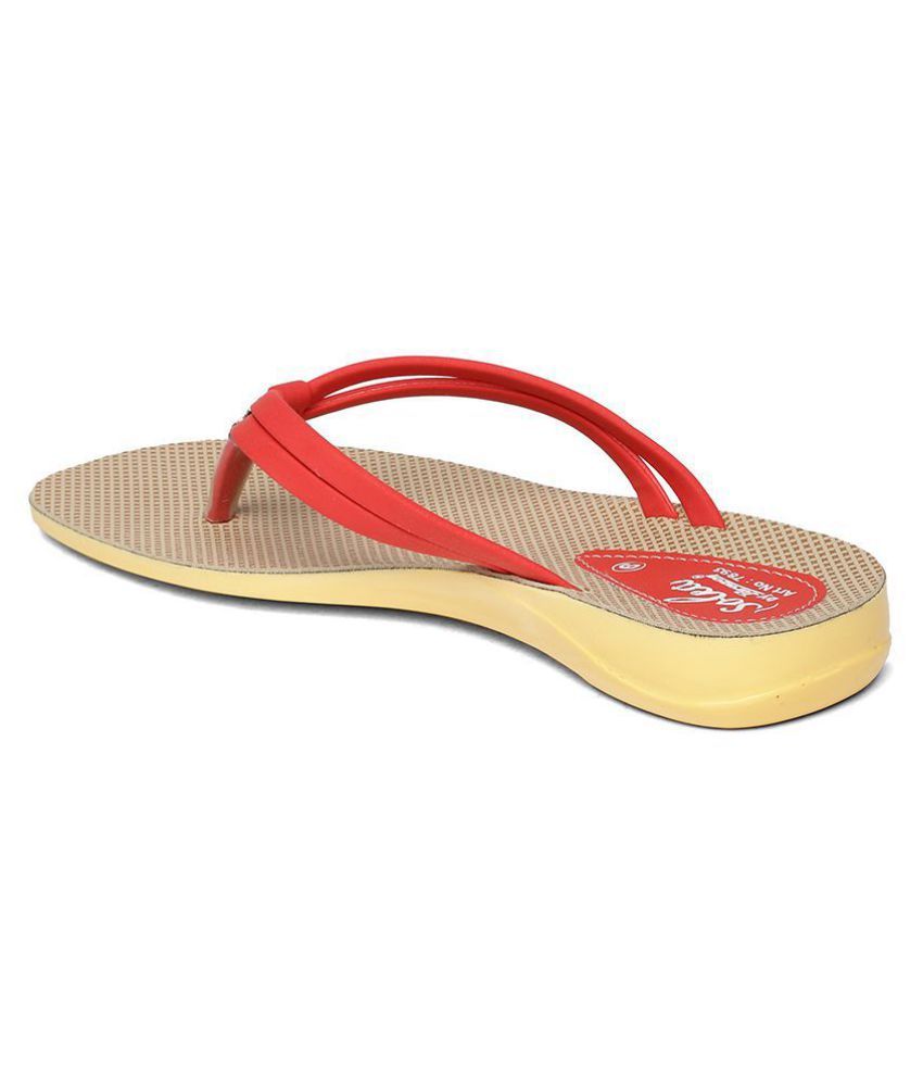 paragon red and black slippers