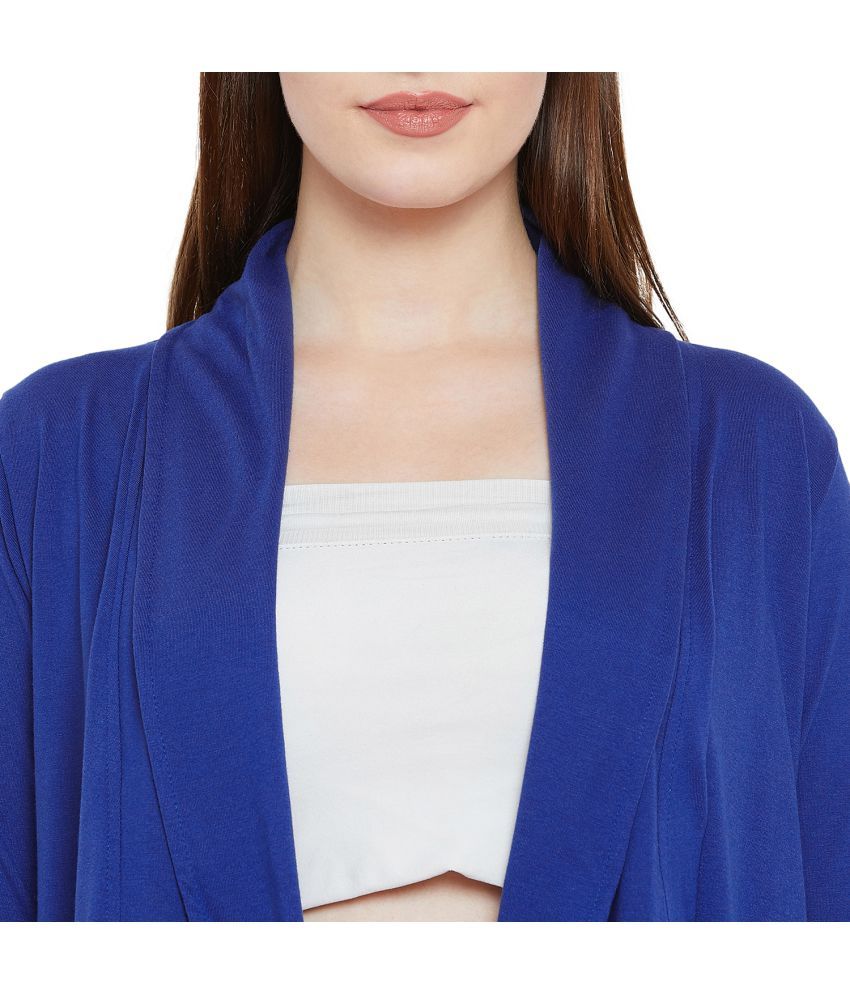 Buy Chill Winston Cotton Blend Turquoise Cardigans Dress Online at Best