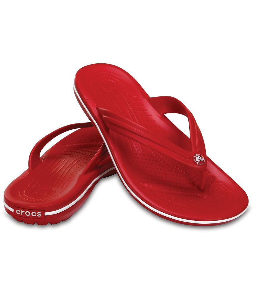 Crocs Red Thong Flip Flop Price In India Buy Crocs Red Thong Flip Flop Online At Snapdeal 8392