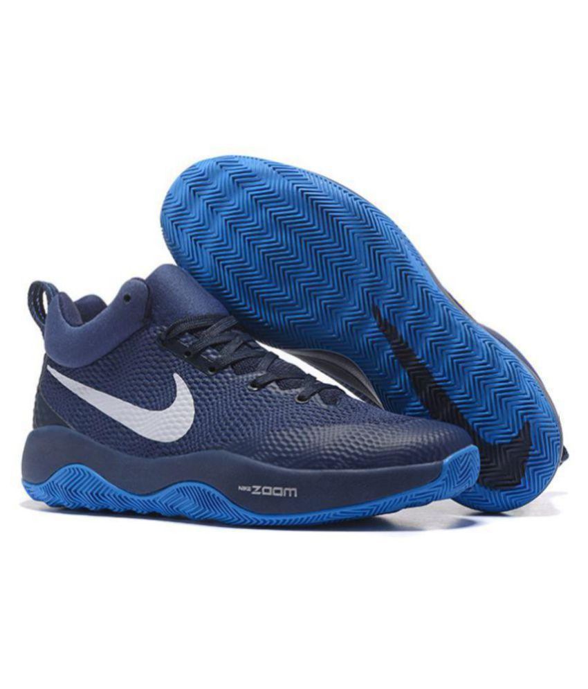 nike blue basketball shoes