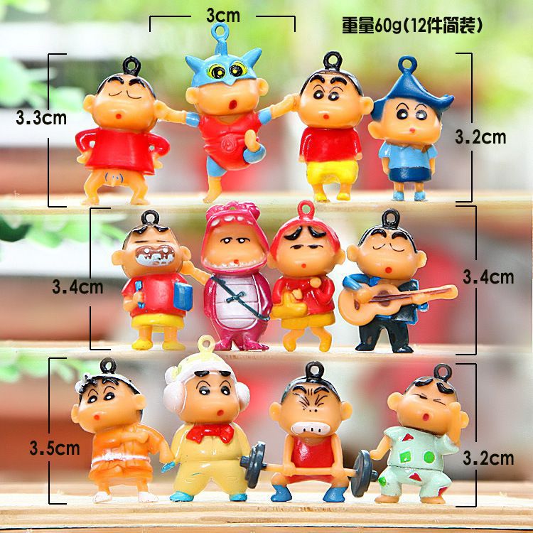 Sinchan Set Of 12 Pcs Different Sinchan Action Figure - Buy Sinchan Set ...