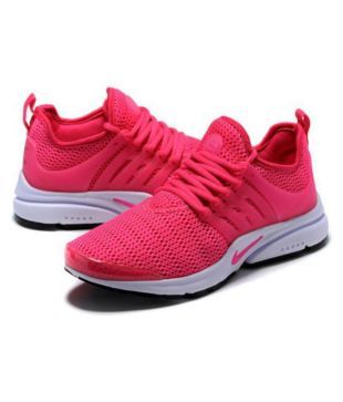 nike pink sport shoes