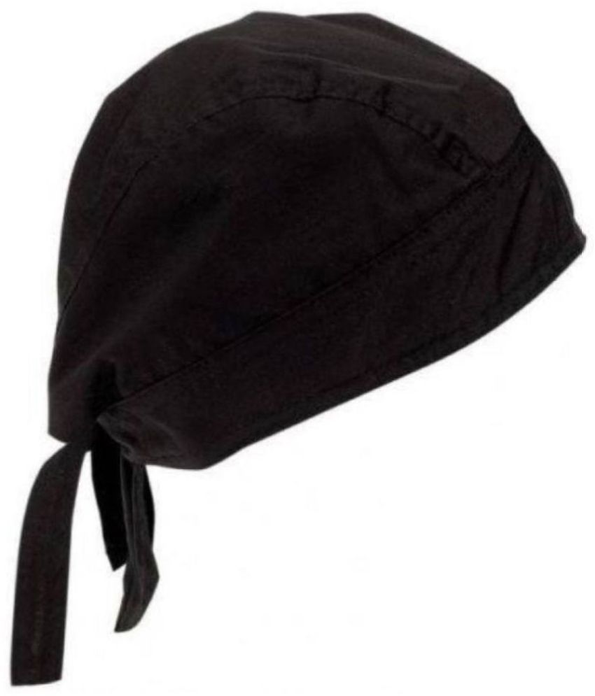     			Multi-Functional Head Wear Black Bandanna Caps for Boys