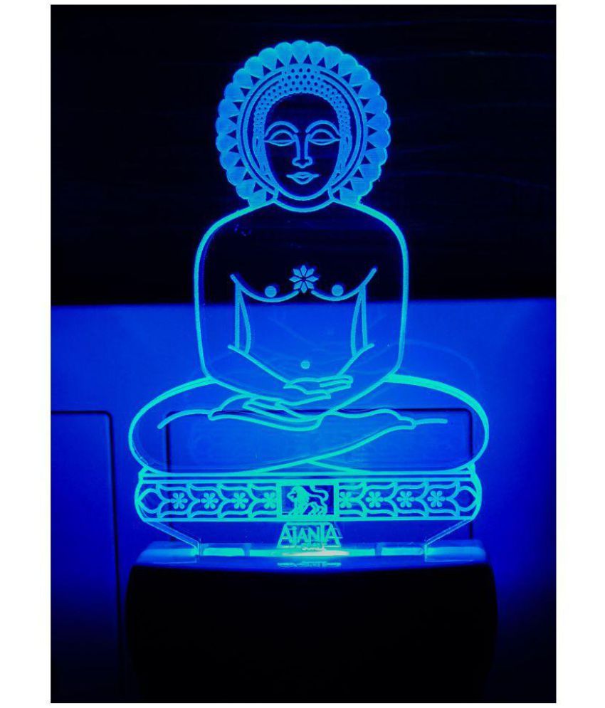 Ajanta Marketing Mahavir Swami 2045 3D Night Lamp Multi - Pack of ...