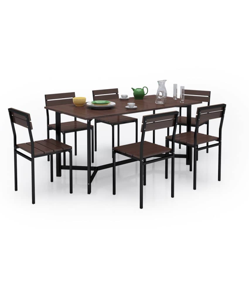 Bron 6 Seater Metal Dining Table - Buy Bron 6 Seater Metal ...