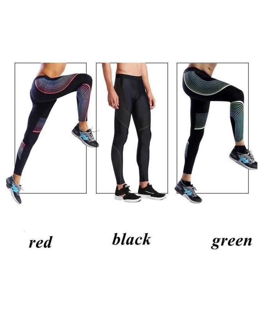 Mans Printed Workout Leggings Fitness Sports Running Yoga Athletic Pants 