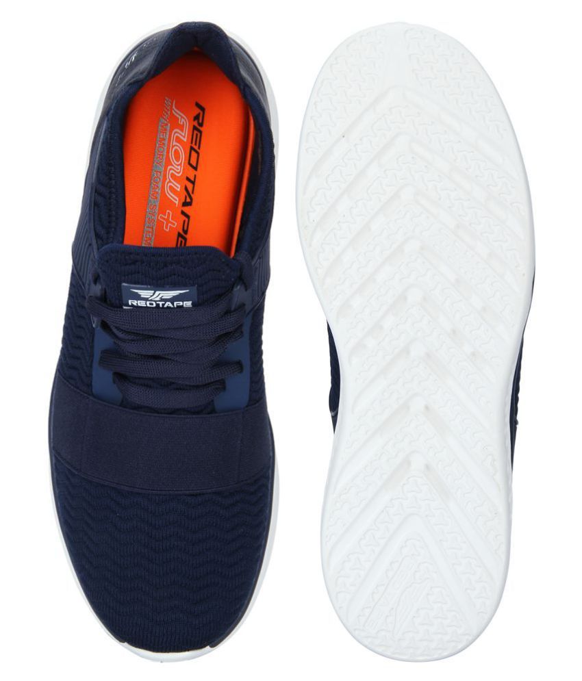 red tape blue shoes