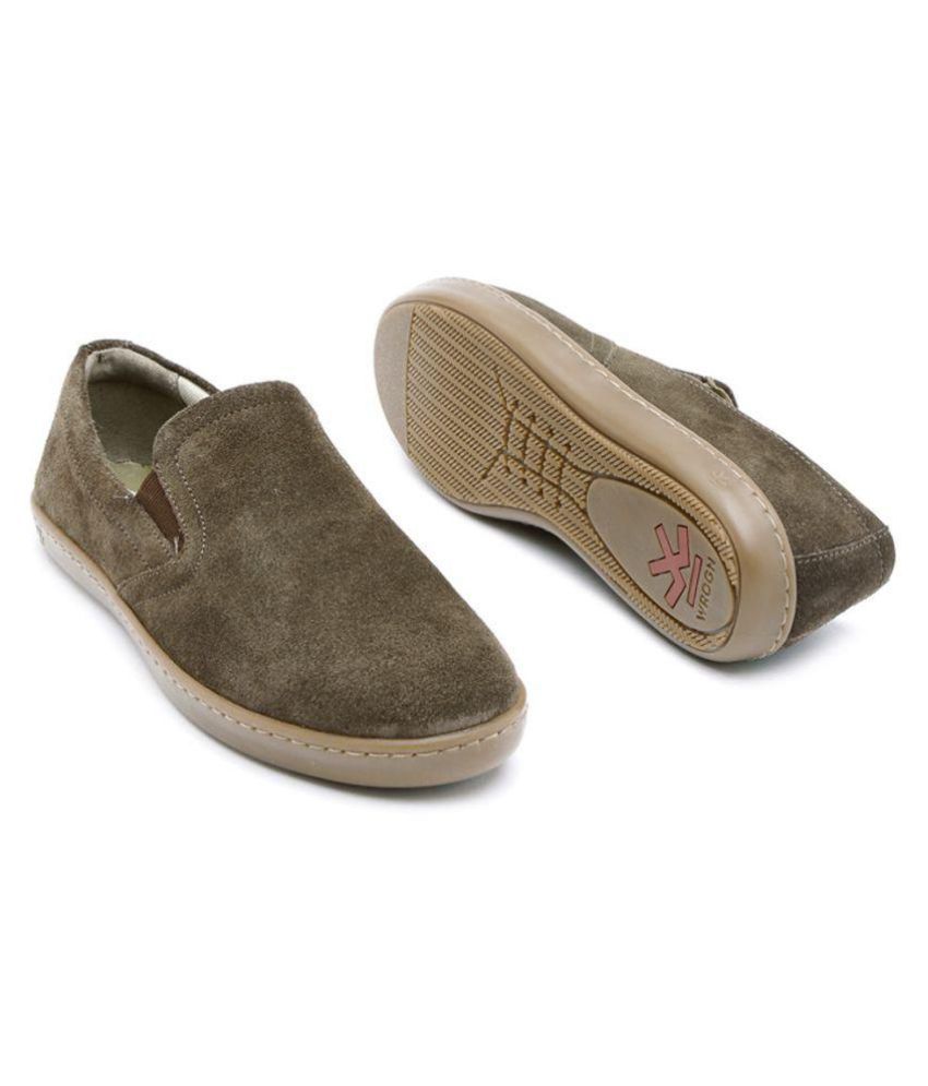 WROGN Sneakers Brown Casual Shoes - Buy 