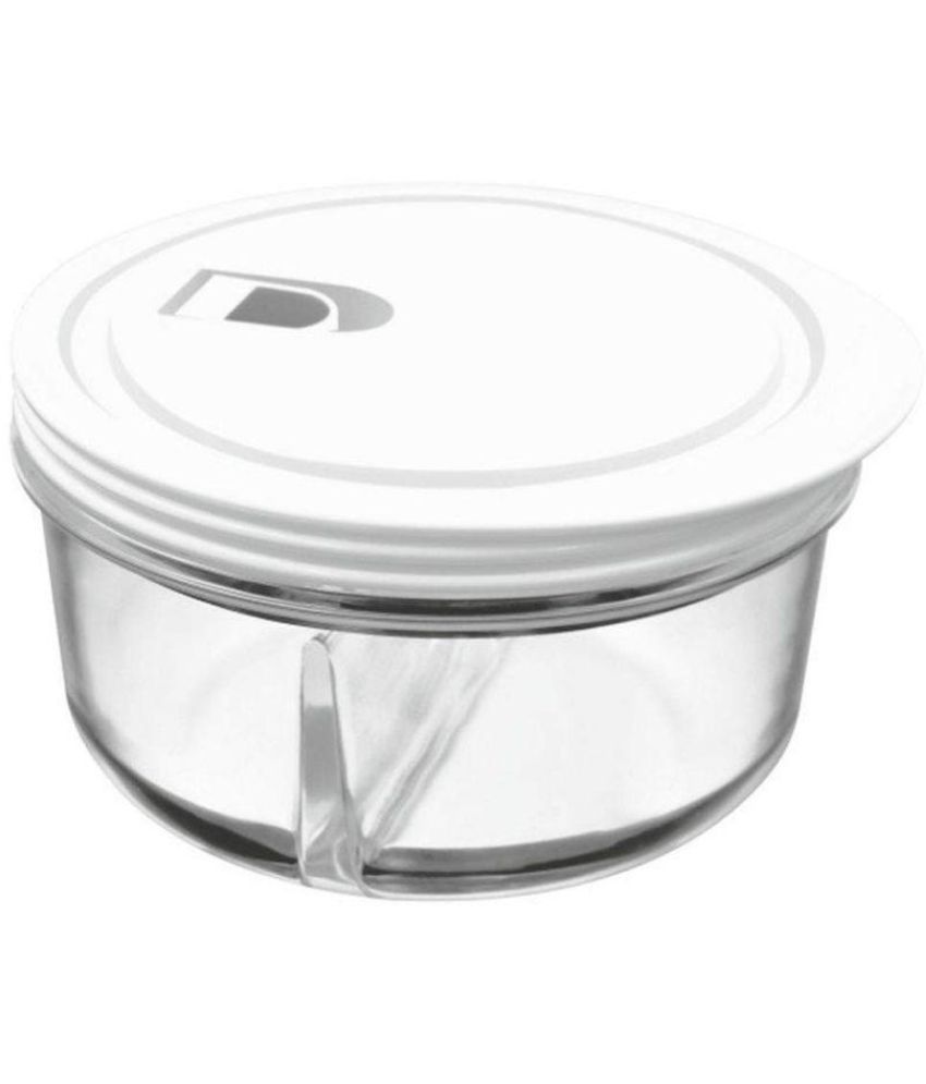 Frabjous Borosilicate Microwave Safe Round Glass Food Container Set of