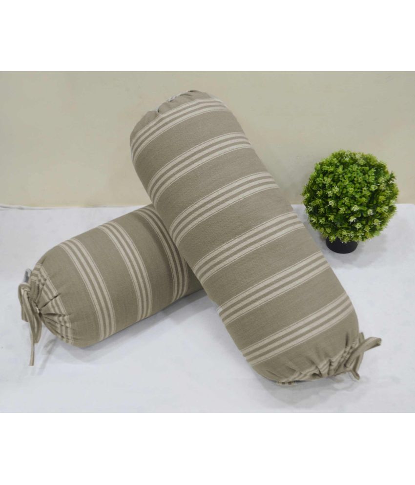 R home Set of 2 Cotton Bolster Covers Buy Online at Best Price Snapdeal