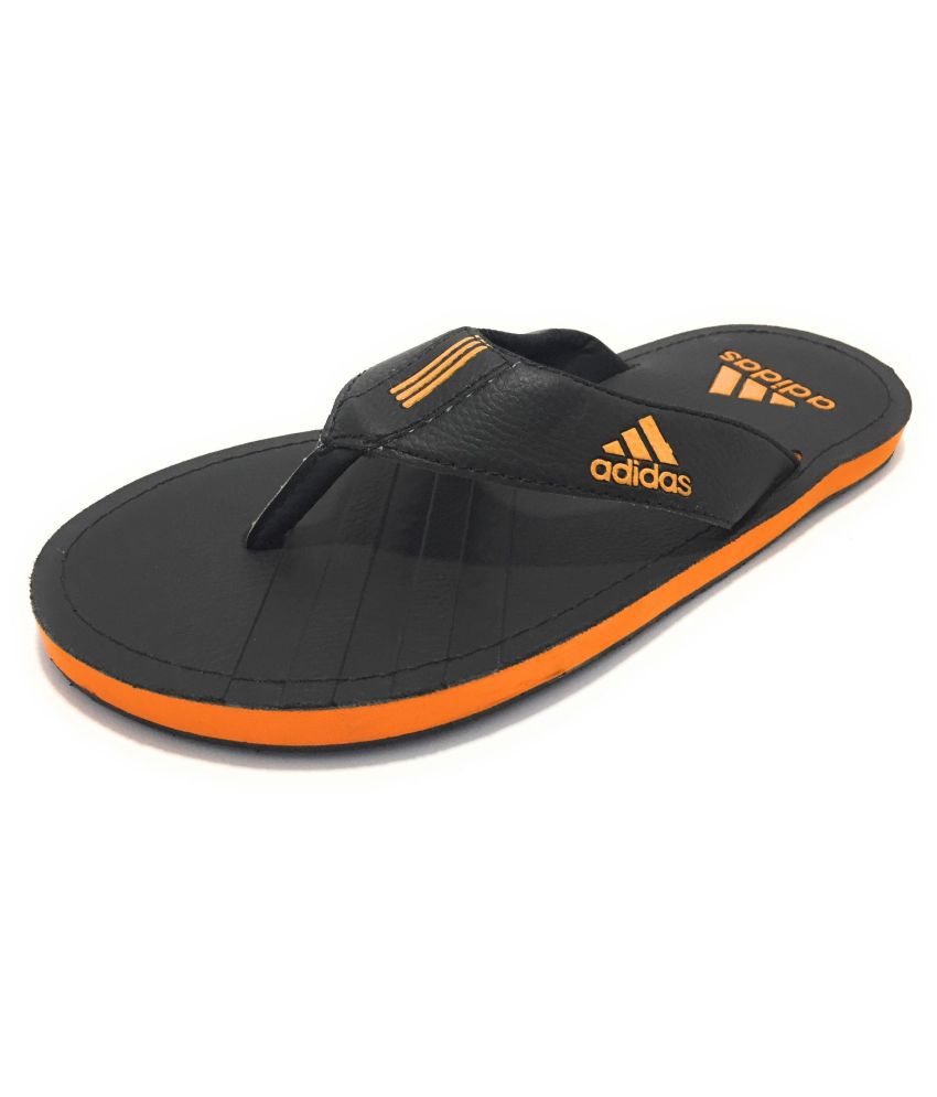 adidas black daily slippers