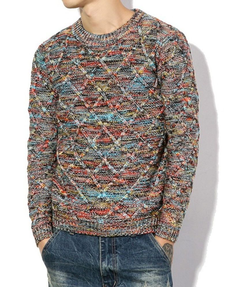 Destiny Grey Round Neck Sweater - Buy Destiny Grey Round Neck Sweater ...