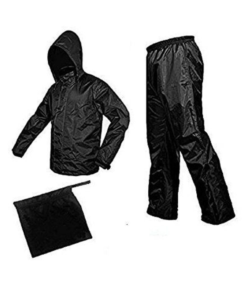RiSh Super Light Waterproof Hooded Rain Suit Jacket and Pant for ...