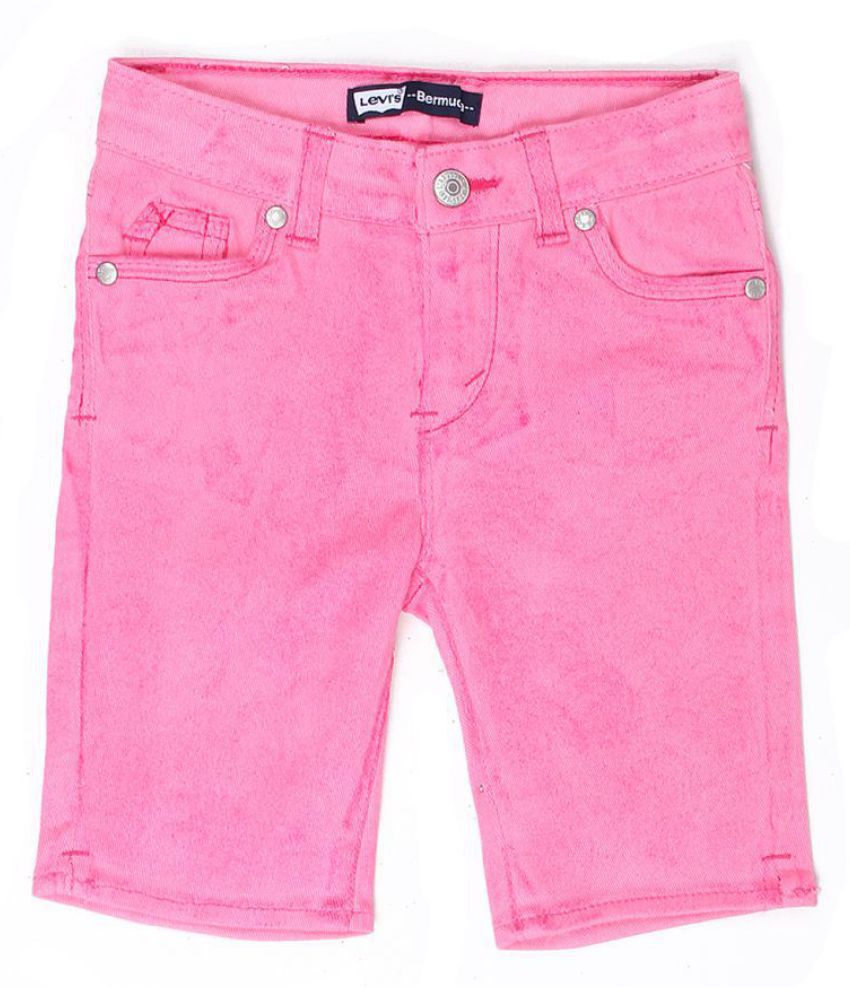     			Levi's Girls Pink Short