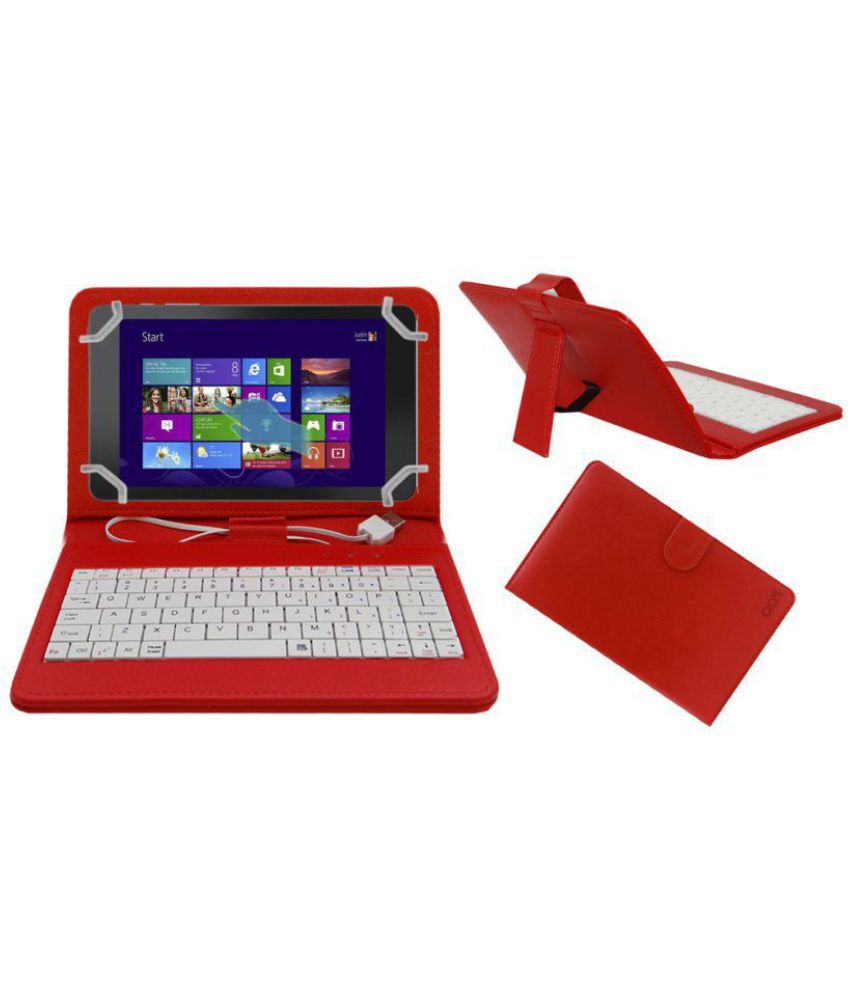 Dell Venue 8 Pro Keyboard Cover By Acm Red Cases Covers Online At Low Prices Snapdeal India