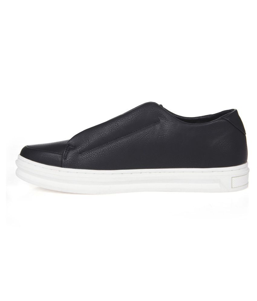 Mufti Black Side Panel shoes Black Casual Shoes - Buy Mufti Black Side ...