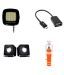 minifox Flash Light, Selfie, Otg Cable, Aux 2.0 Speakers Black