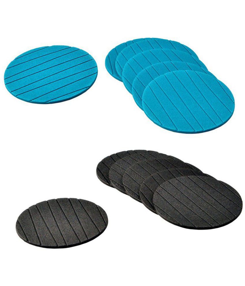 KOSTER - TEA COASTER PACK OF 12 PC ( BLACK , TURQUOISE )