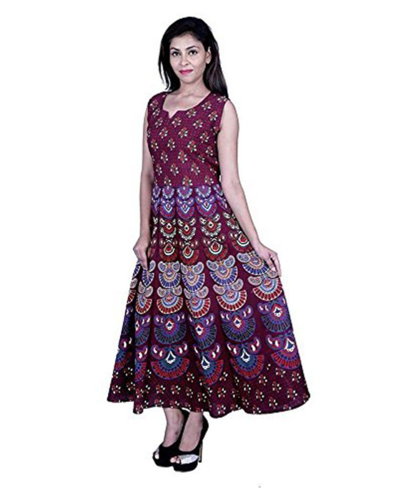 anarkali cotton kurti