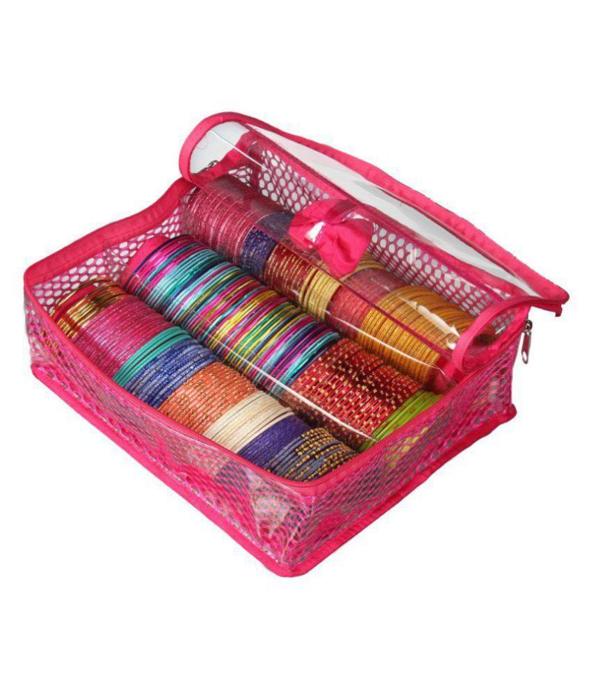 Srajanna Plastic Zipper Bangle Organiser / Bangle Box /Bangle Organiser ...