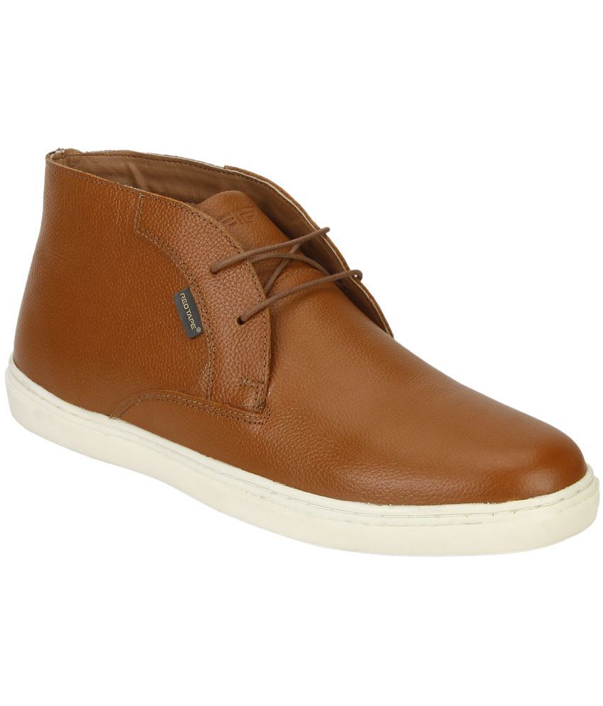 Red Tape Tan Chukka boot - Buy Red Tape Tan Chukka boot Online at Best ...