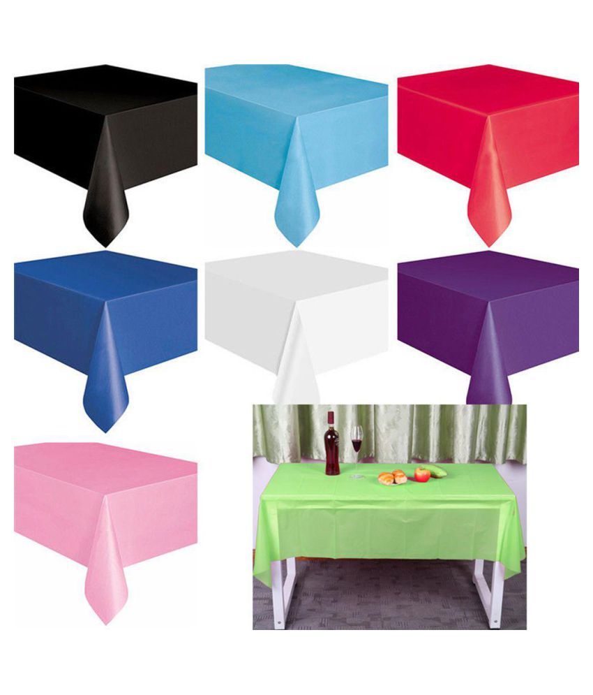 Wedding Supplies Plastic Party Decoration Rectangle Table Cover