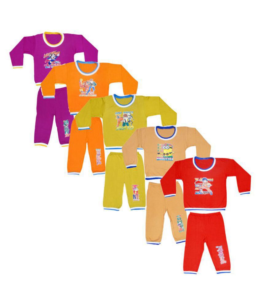 Baby Boys Fullsleeve 5T-Shirts with Folding and Matching ...