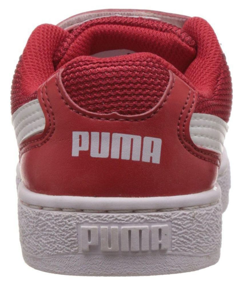 puma red casual shoes