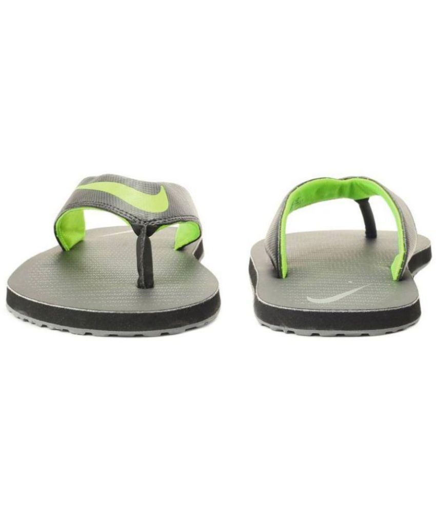 nike green thong flip flop