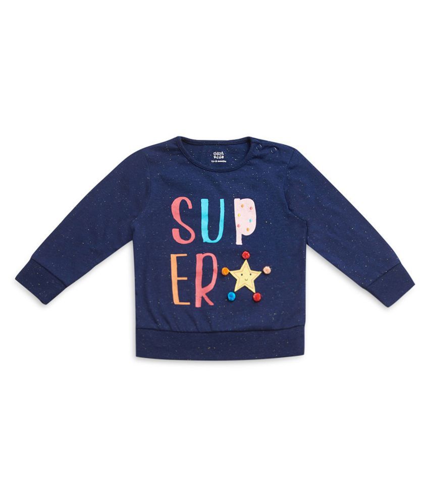     			FS MiniKlub Baby Girl Navy Sweatshirts