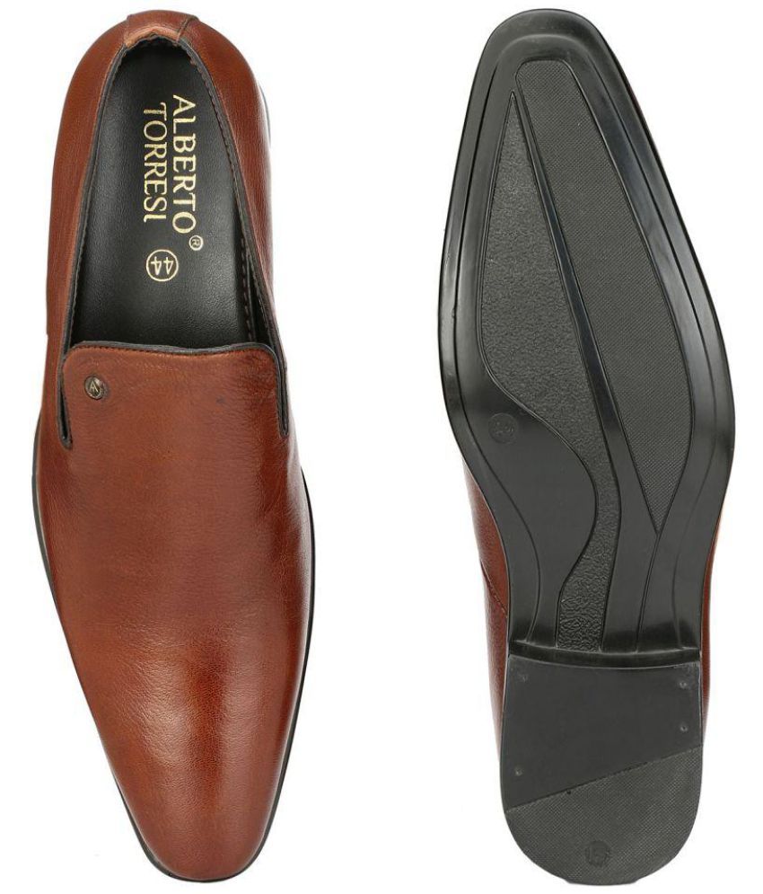 Alberto Torresi Slip On Genuine Leather 