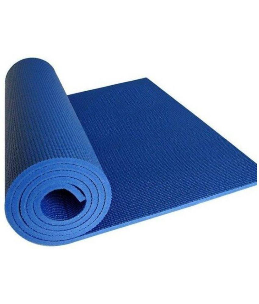 Arrowmax PVC YOGA MAT WITH COVER 6 MM Yoga Mat (Blue) Buy Online at Best Price on Snapdeal